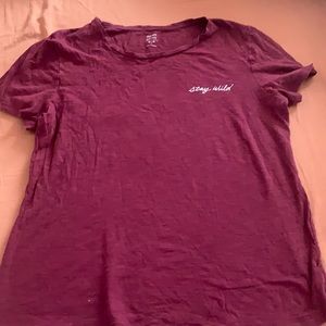 Old Navy Burgundy t-shirt